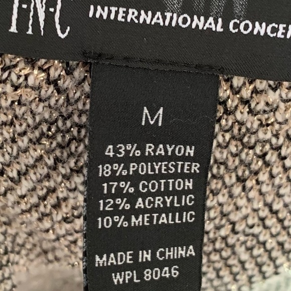 INC Leopard-Print Handkerchief Hem Tunic Sweater - Picture 8 of 9